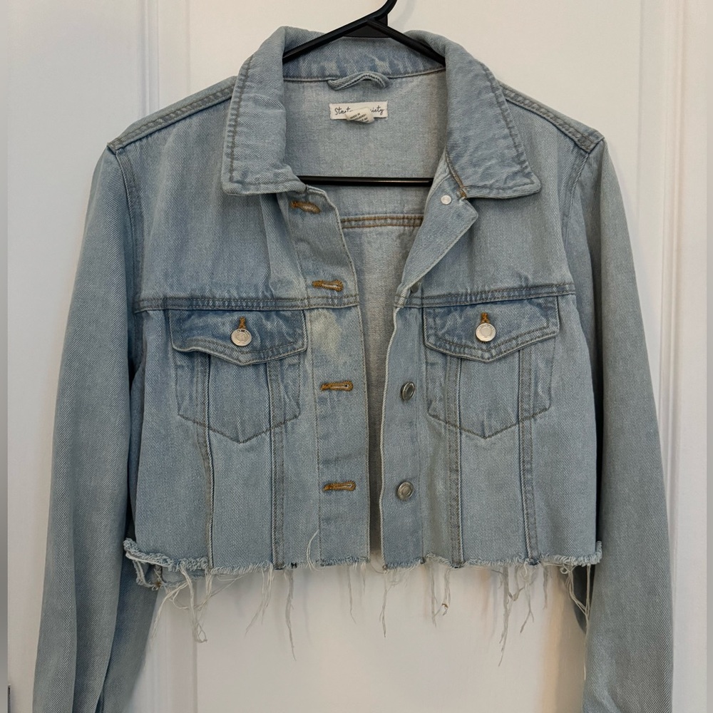 Cropped Jean jacket